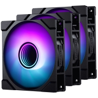 PHANTEKS M25 Gen2 PWM D-RGB 3-Pack 120mm Black (PH-F120M25_G2_DBK01_3P)