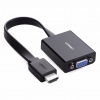 Ugreen HDMI na VGA + 3.5MM Audio+MicroUSB konverter črn (40248)