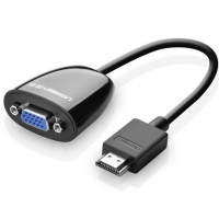 Ugreen HDMI na VGA adapter črn 40253 - NA ZALOGI
