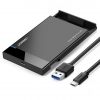 Ugreen 2.5 HDD ohišje USB-C vhod črno 50743