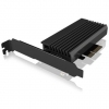 Icybox IB-PCI214M2-HSL adapter za M.2 NVMe SSDje PCIe x4 s hladilnikom