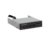 Chieftec all-in-one čitalec kartic 4x USB 3.2 Gen1 TypeA/C QC3.0 3,5
