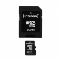 INTENSO 32GB Micro SDHC class10 20MB/s spominska kartica + SD adapter