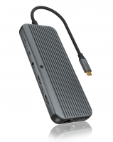 Icybox IB-DK4060-CPD priključna postaja s trojnim video izhodom (IB-DK4060-CPD)