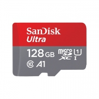 SanDisk Ultra microSDXC 128GB + SD Adapter 100MB/s Class 10 UHS-I 