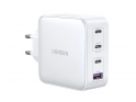 Ugreen USB-A in 3x USB-C 100W GaN hitri polnilec - box Bel UGRTI-15337