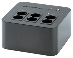 UPS SOCOMEC NeTYS PL 600VA, 360W, Off-line, USB, šuko, črn (NPL-0600-D)