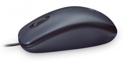 Miška LOGITECH M90, črna, optična, USB