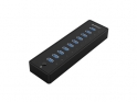 ORICO P10-U3 USB hub 10XUSB-A 3.0 črn (P10-U3-V1-EU-BK-BP)