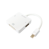 Adapter Mini DisplayPort 1.2 v HDMI/DVI/DisplayPort, 3 in 1, LogiLink