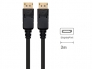 Kabel Ewent DisplayPort 1.4, M/M, 8K 60Hz, 4K 240Hz, Shielded, 3m, črn, EC1407