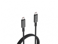 Kabel LINQ USB-C v USB-C, M/M, USB 4, 40Gbps, 8K 60Hz, 240W PD, 1m, pleten, LQ48029