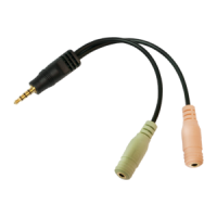 Adapter za slušalke in mikrofon Dual v Single, 3,5mm, 15 cm, Logilink
