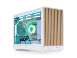 Lian Li A3-mATX White Wood Edition - A3-mATX-WDG WHITE / A3W-WDG