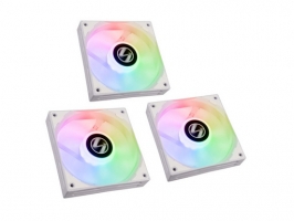 Lian Li ST120 RGB PWM 120mm 3 Pack + kontroler bel (ST120-3W)