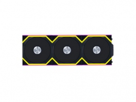 Lian Li UNI FAN SL Wireless 120 ARGB PWM 120mm 3 Pack + kontroller (12SL1W3B)