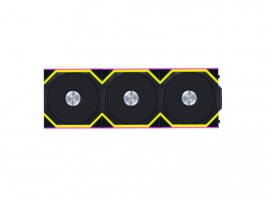 Lian Li UNI FAN SL Wireless 120 Reverse PWM ARGB 3‑Pack črn (12RSL1W3B)