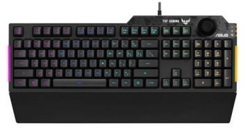 Tipkovnica ASUS TUF Gaming K1, RGB, USB, UK SLO g. 90MP01X0-BKEA00
