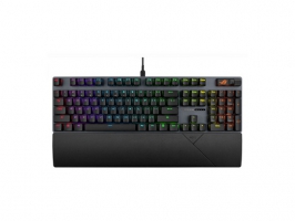 Tipkovnica ASUS ROG Strix Scope II X, ROG NX Snow V2, PBT, RGB, USB, US