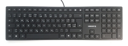 Tipkovnica Cherry KC6000 Slim črna USB UK SLO g. (JK-1600GB-2) - NA ZALOGI