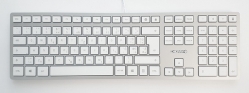 Tipkovnica Cherry KC 6000 Slim, siva, USB, UK SLO g. (JK-1600GB-1)