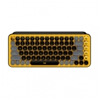 Tipkovnica Logitech POP Keys z EMOJI, mehanska, rumena, SLO g. 920-010735