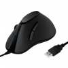 Miška Logilink ergonomska/vertikalna, 1000dpi, črna, USB (ID0158)