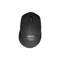 Miška Logitech M330 Silent Plus, črna 910-004909