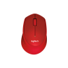 Miška Logitech M330 Silent Plus, rdeča 910-004911