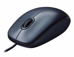 Miška Logitech M100, optična, črna, USB 910-005003