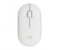 Miška Logitech Pebble M350 Wireless, bela 910-005716