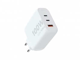 Stenski polnilec Xtorm 100W GaN² Ultra, 2x USB-C PD, USB-A XEC100