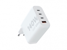 Stenski polnilec Xtorm 140W GaN² Ultra, 3x USB-C PD, USB-A XEC140