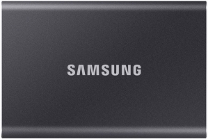 Samsung T7, siv 500GB Type-C USB 3.2 Gen2 V-NAND UASP, MU-PC500T/WW