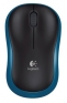 Miška Logitech M185,  optična, brezžična, Modra 910-002239