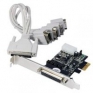 Longshine Controller PCIe 4x Seriell powered (RS232C) bulk LCS-6324P