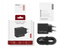 LENOVO Dual USB-C 65W GaN (G0A6065BEU)